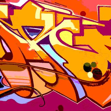 Original Abstract Expressionism Graffiti Photography by Rafael Benetti