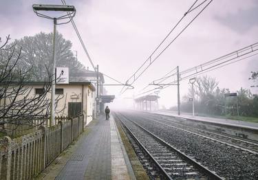 Original Abstract Expressionism Train Photography by Rafael Benetti