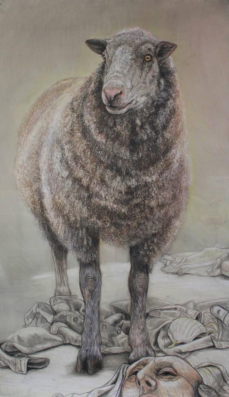 Original Animal Drawing by Donalee Peden Wesley