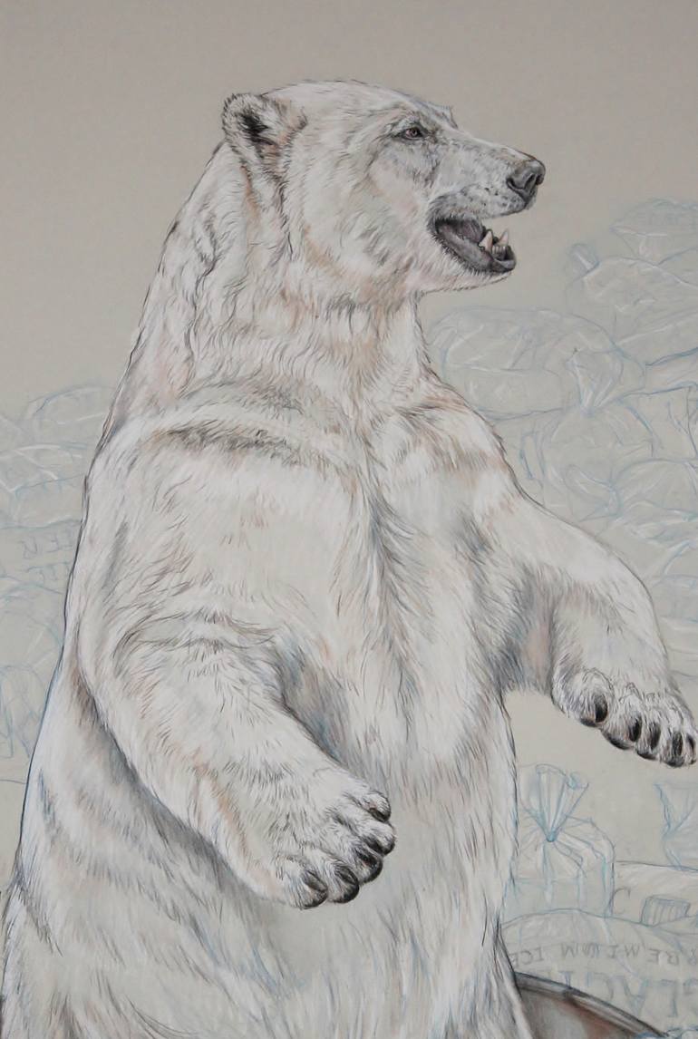 Original Figurative Animal Drawing by Donalee Peden Wesley