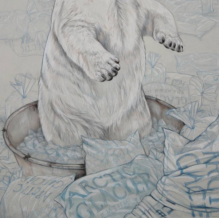 Original Figurative Animal Drawing by Donalee Peden Wesley