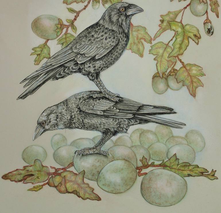Original Contemporary Nature Drawing by Donalee Peden Wesley