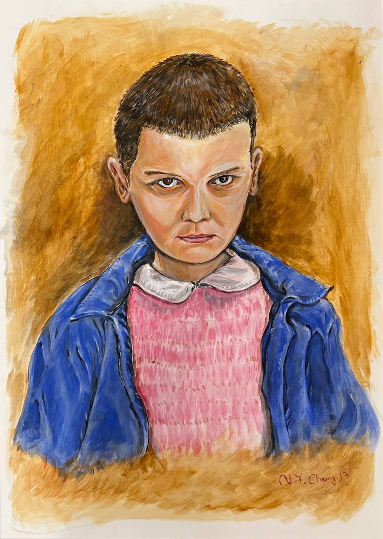 Eleven Stranger Things Painting By Rachel Wong Saatchi Art