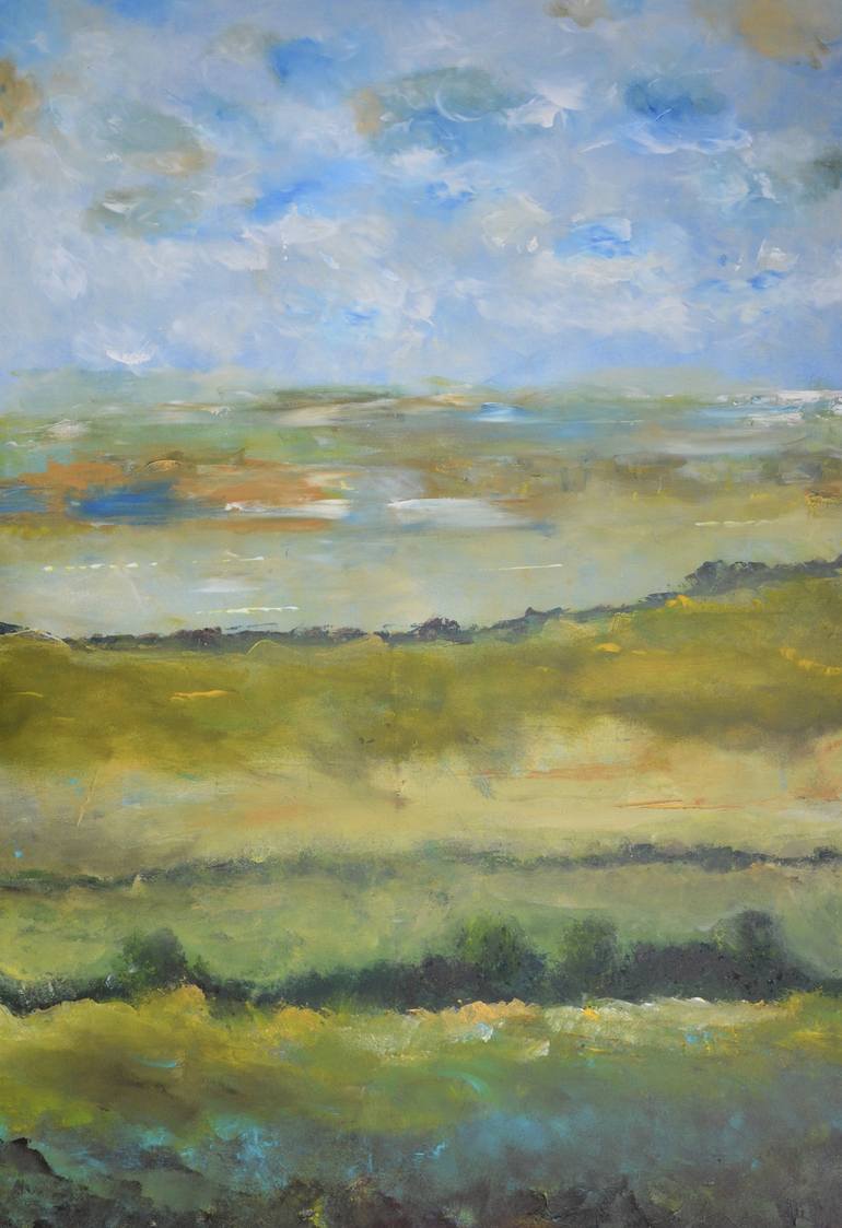 Original Landscape Painting by Geanina Cernica