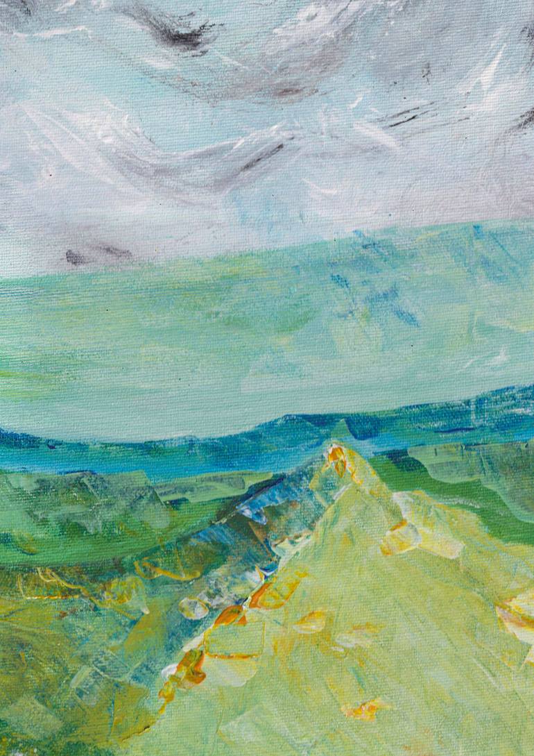 Original Modernism Abstract Painting by Geanina Cernica