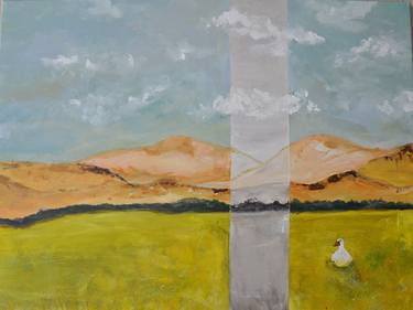 Original Abstract Landscape Paintings by Geanina Cernica