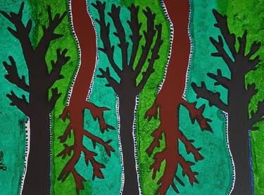 Print of Tree Paintings by Arina Mari