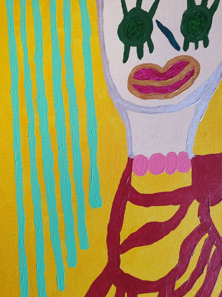 Original Abstract Women Painting by Arina Mari