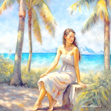 Portrait of a girl in the tropics thumb
