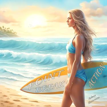 Original Digital Art Sports Mixed Media by Andrea Matarazzo