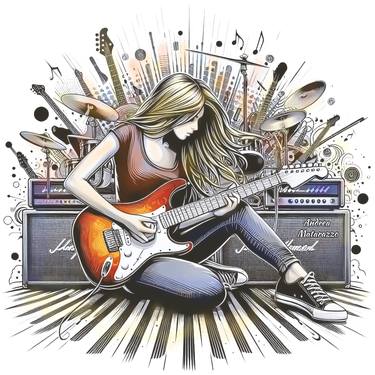 Girl and musical vibes thumb