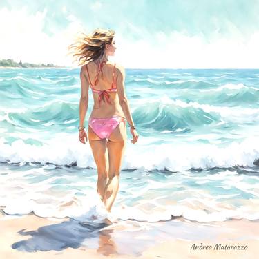 Original Digital Art Seascape Mixed Media by Andrea Matarazzo