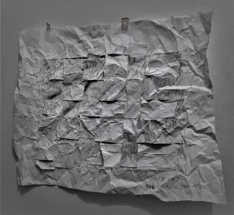 Original Other Abstract Drawing by György Vogel