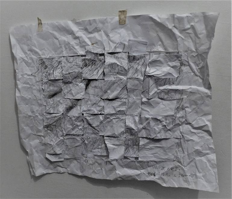 Original Other Abstract Drawing by György Vogel