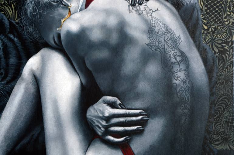 Original Figurative Pop Culture/Celebrity Painting by Martin Rodriguez Rio