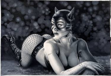 Catwoman - Black & White - thumb