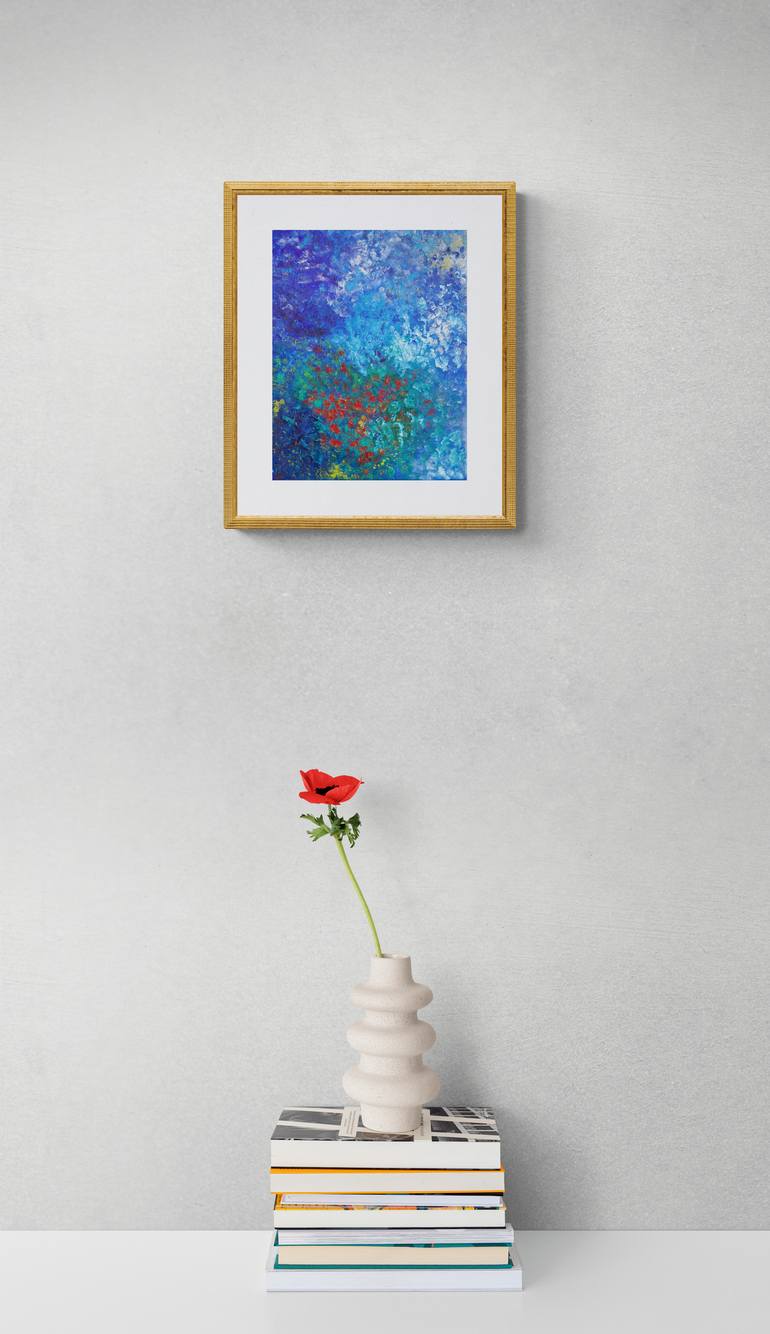 Original Abstract Botanic Painting by Ana Rod