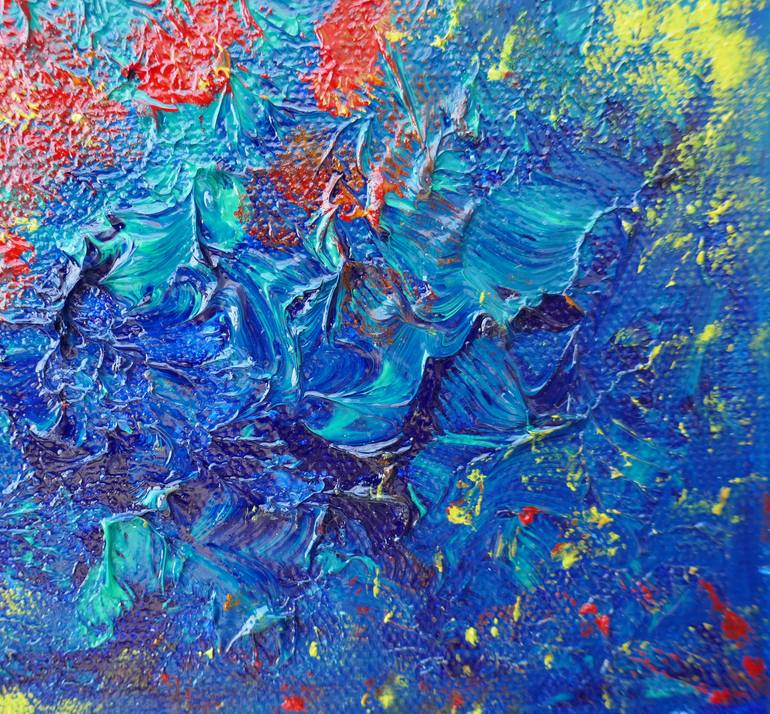 Original Abstract Botanic Painting by Ana Rod