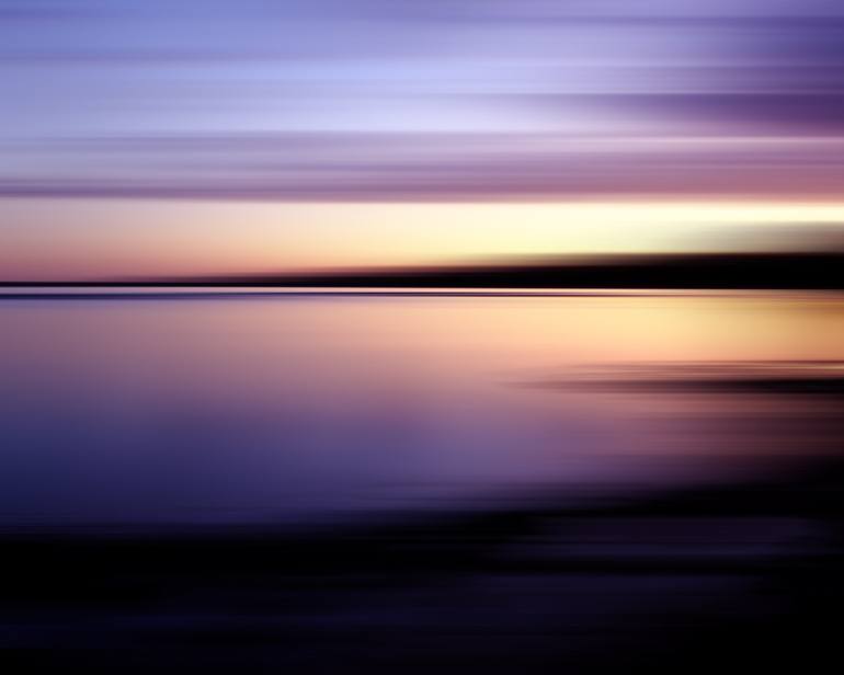 Original Seascape Photography by Nick Wellman | Contemporary Art on Paper | That moment after sunset when the colours dance