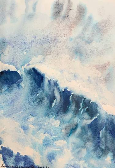 Print of Abstract Landscape Paintings by Daria Kamishanova