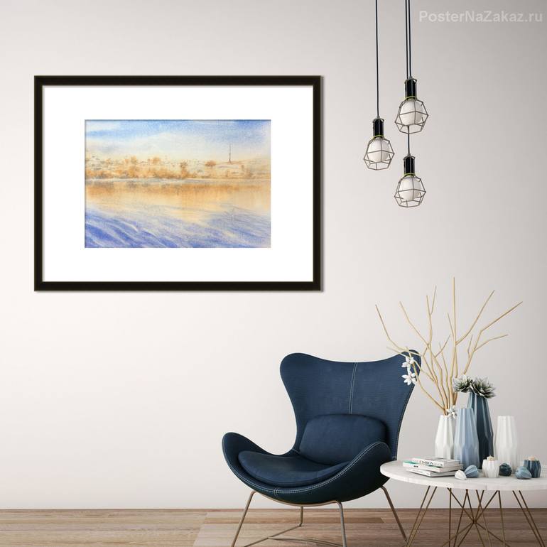 Original Impressionism Landscape Painting by Daria Kamishanova