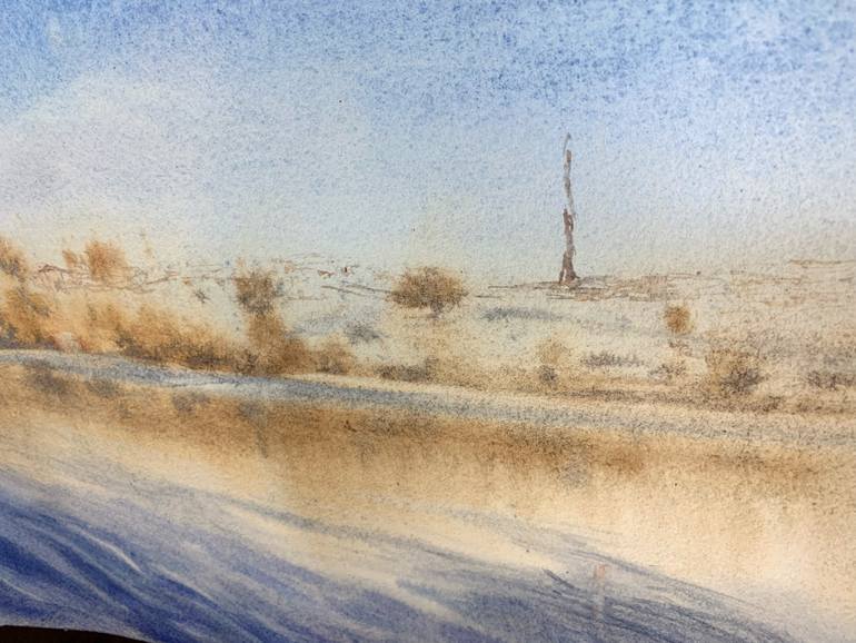 Original Impressionism Landscape Painting by Daria Kamishanova