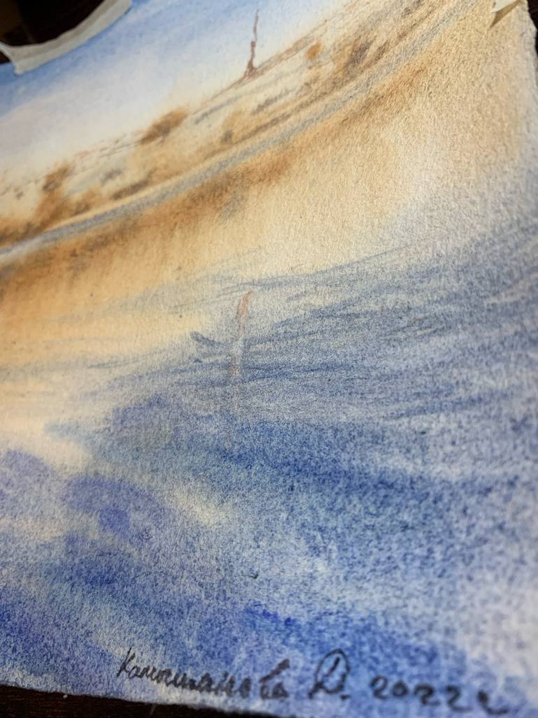 Original Impressionism Landscape Painting by Daria Kamishanova