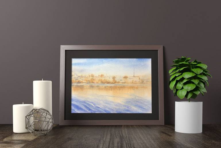 Original Impressionism Landscape Painting by Daria Kamishanova