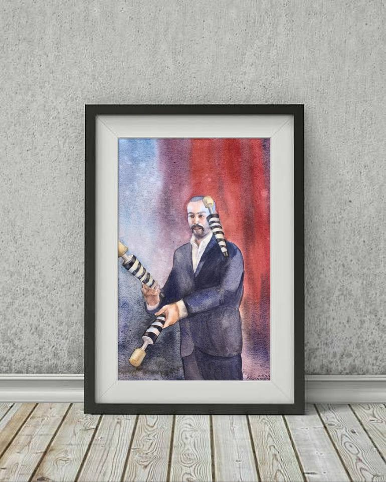 Original Figurative People Painting by Daria Kamishanova