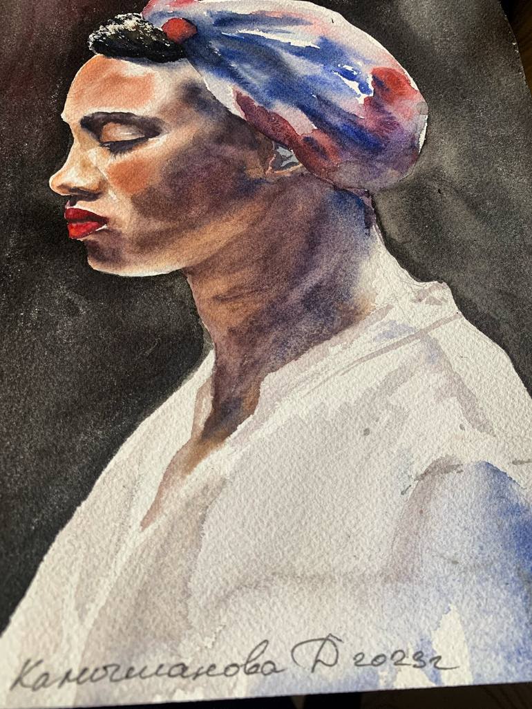 Original Realism Portrait Painting by Daria Kamishanova