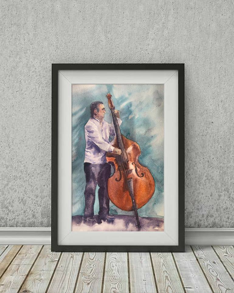 Original Impressionism Music Painting by Daria Kamishanova