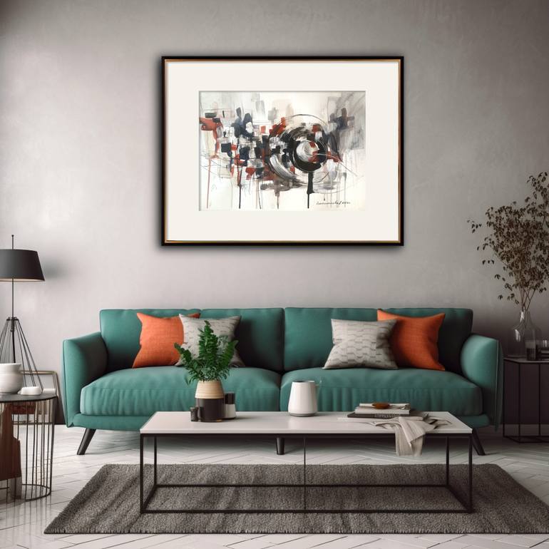 Original Expressionism Architecture Painting by Daria Kamishanova