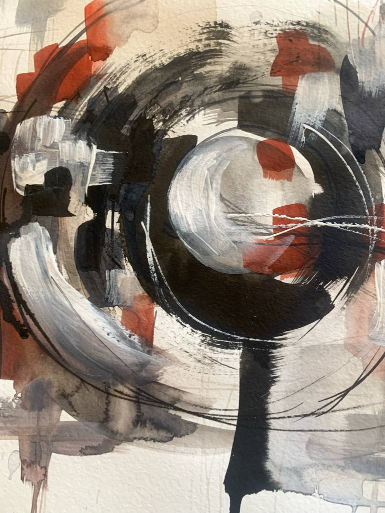 Original Expressionism Architecture Painting by Daria Kamishanova