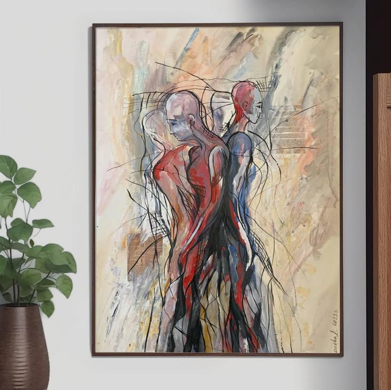 Original Abstract Painting by Daria Kamishanova