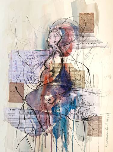 Print of Abstract Paintings by Daria Kamishanova