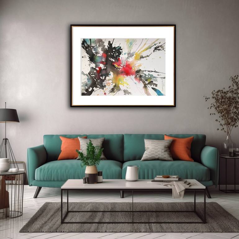 Original Abstract Painting by Daria Kamishanova