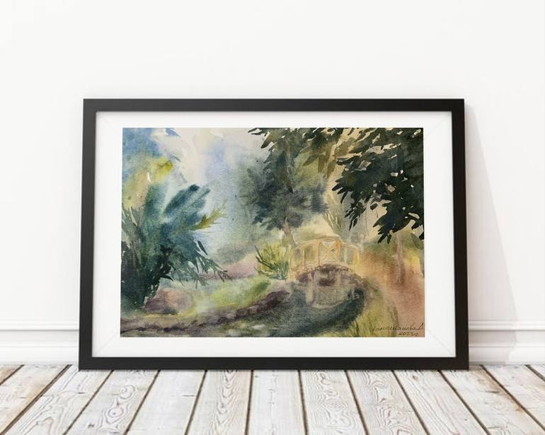 Original Impressionism Landscape Painting by Daria Kamishanova