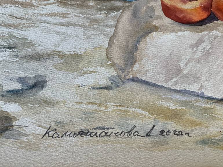 Original Impressionism Still Life Painting by Daria Kamishanova