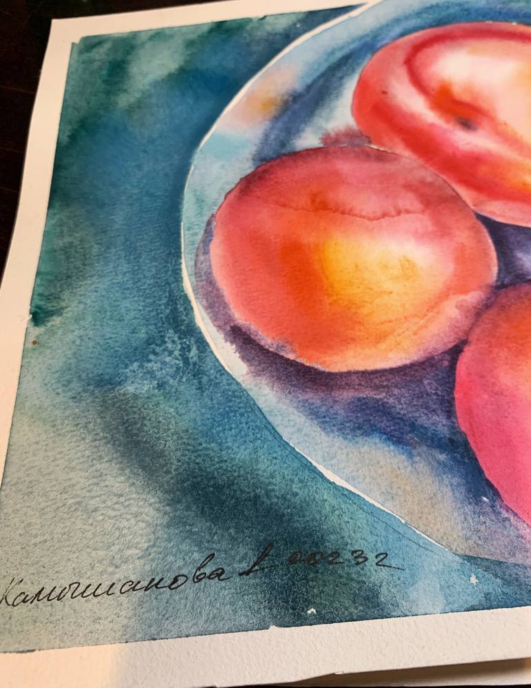 Original Impressionism Still Life Painting by Daria Kamishanova