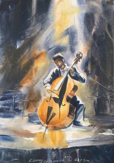 Original Impressionism Music Paintings by Daria Kamishanova