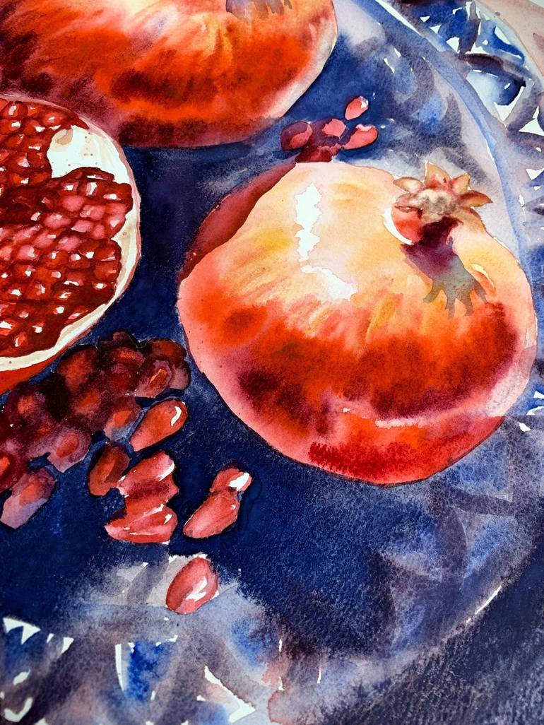 Original Expressionism Still Life Painting by Daria Kamishanova