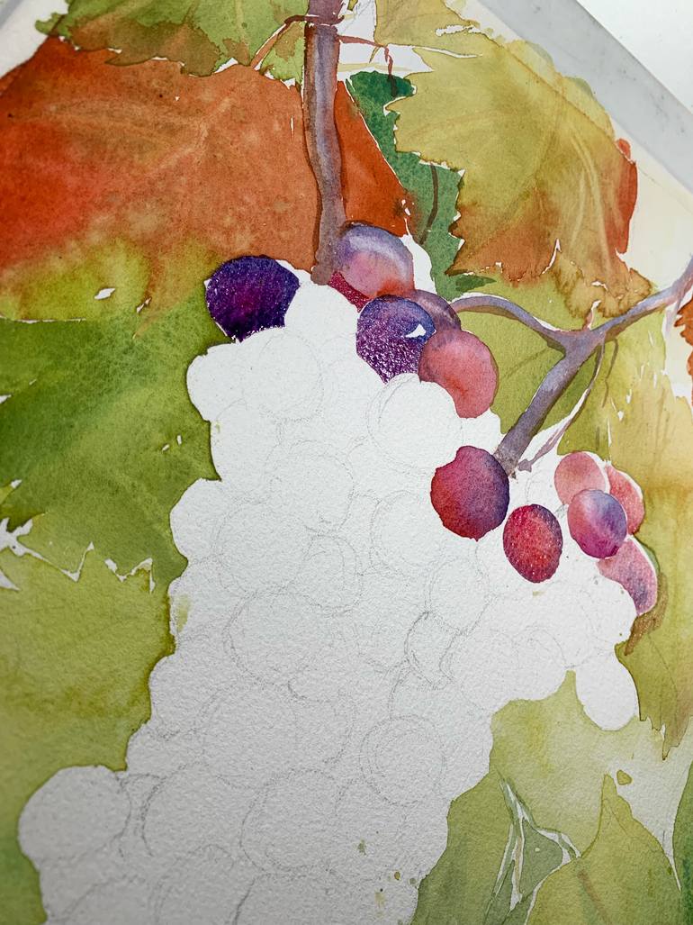 Original Impressionism Landscape Painting by Daria Kamishanova