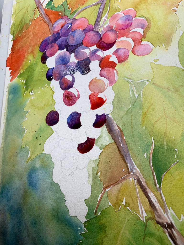 Original Impressionism Landscape Painting by Daria Kamishanova