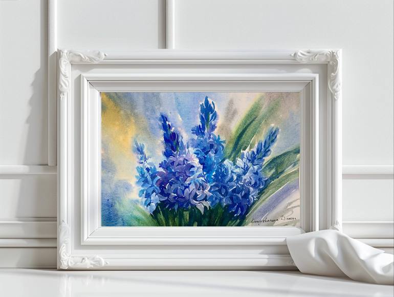 Original Impressionism Floral Painting by Daria Kamishanova