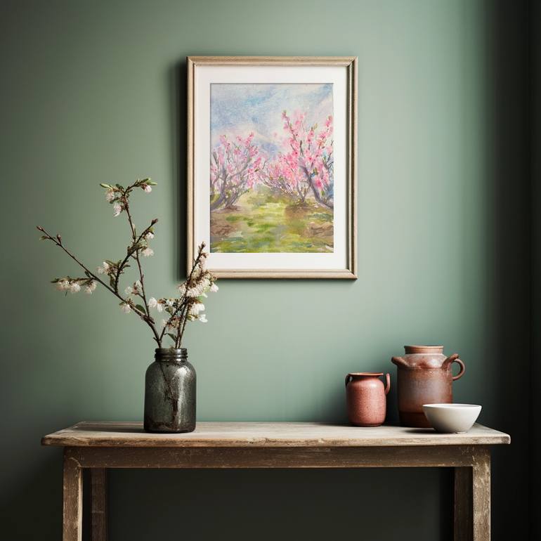 Original Impressionism Landscape Painting by Daria Kamishanova