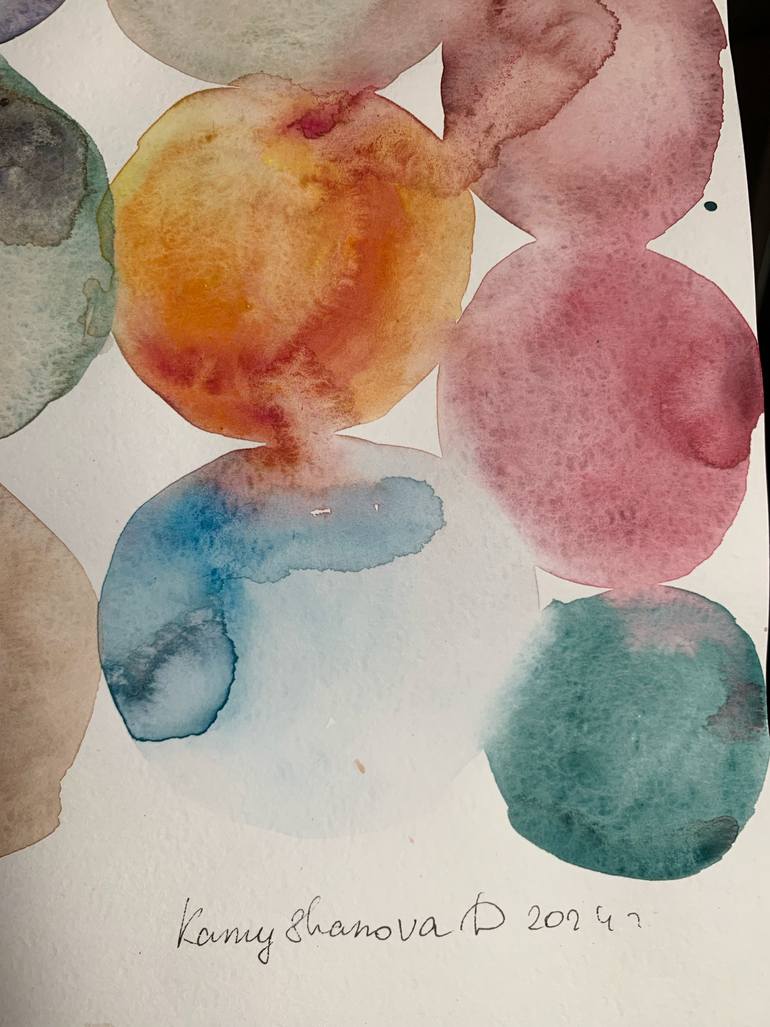 Original Abstract Painting by Daria Kamishanova