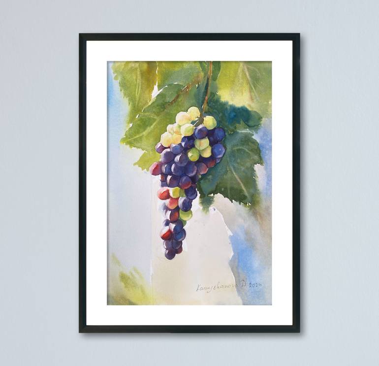 Original Impressionism Floral Painting by Daria Kamishanova