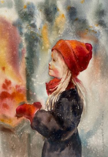 Original Impressionism People Paintings by Daria Kamishanova