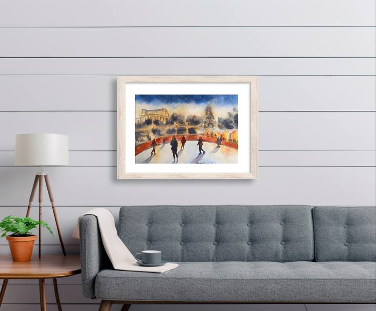 Original Impressionism People Painting by Daria Kamishanova