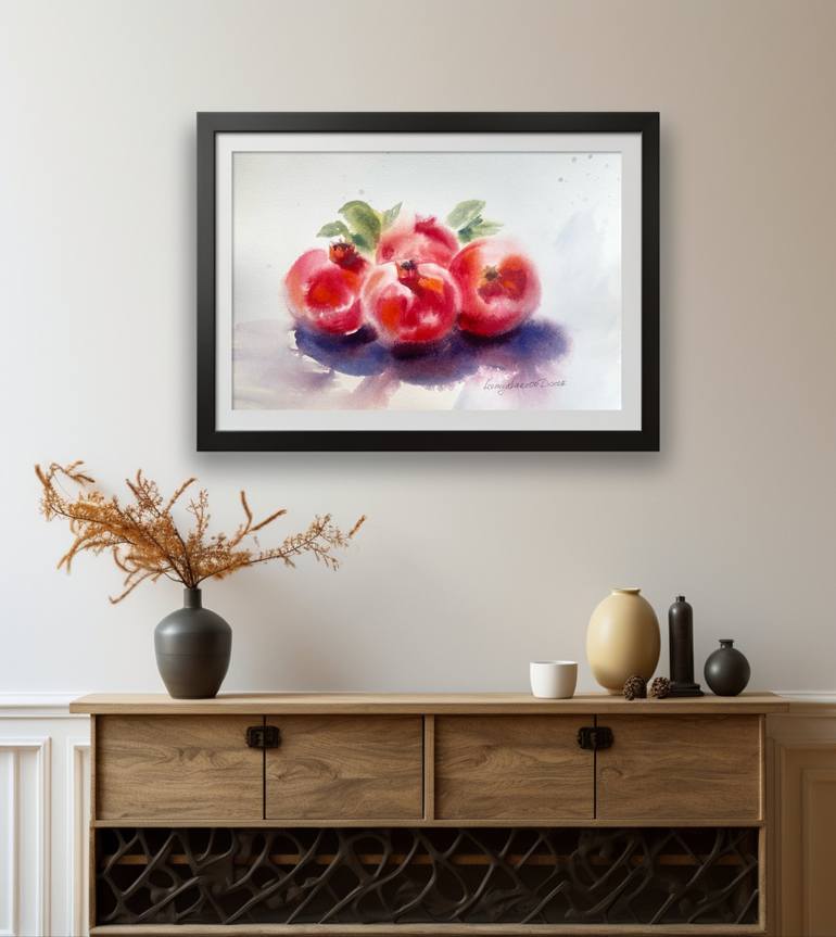 Original Impressionism Food & Drink Painting by Daria Kamishanova